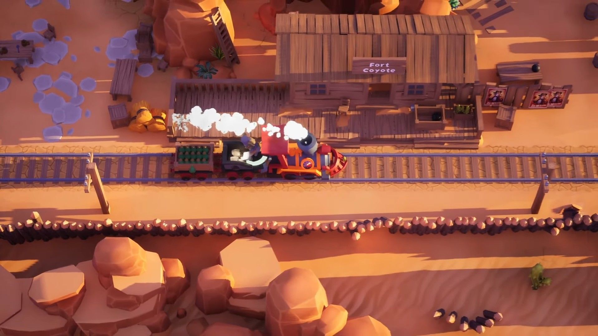 Loco: Рельсы и Хвосты - Официальный Трейлер Игрового Процесса