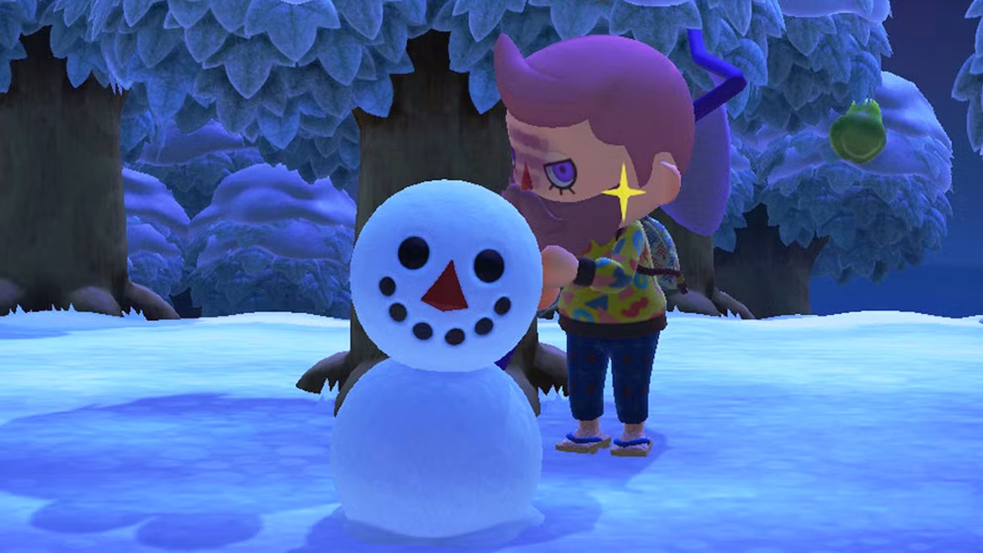 Способы получения больших снежинок в Animal Crossing: New Horizons